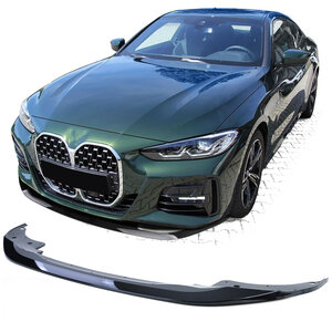 Passend Voor Bmw 4 Serie G22 G23 G26 M Pack Spoiler Voorspoiler Splitter Lip Hoogglans Zwart Performance Look