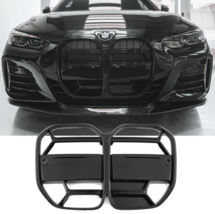 Passend Voor Bmw 4 Serie G22 Coupe G23 Cabriolet CS Grill Hoogglans Zwart M4 Look