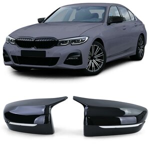 Passend Voor Bmw 4 Serie G22 G23 G26 Hoogglans Pianolak Zwart Wing Spiegel Spiegelkappen EVO M Look