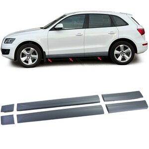  Dorpelafdekking Lijst Dorpel 6-delig Geschikt Voor Audi Q5 8R 2008 t/m 2017