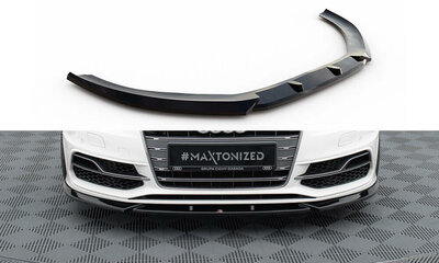 Maxton Design Audi S3 / A3 8V S Line Sportback / Hatchback Voorspoiler Spoiler Splitter Versie 2