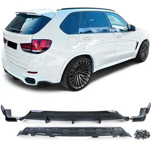 Bmw X5 F15 M Pakket Achterbumper Diffuser Hoogglans Zwart