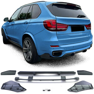 Bmw X5 F15 M Pakket Achterbumper Diffuser Mat Zwart Performance Look