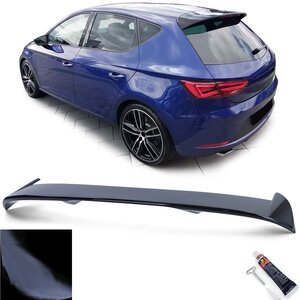 Passend Voor Seat Leon 5F Dakspoiler Extention Lip Styling Dak Spoiler Hoogglans Zwart