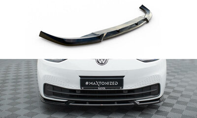 Maxton Design Voorspoiler Spoiler Splitter Versie 2 Geschikt Voor Volkswagen ID3 MK1 