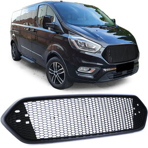 Ford Transit Custom Sport Grill Embleemloos Honingraat Design Styling