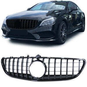 Passend Voor Mercedes CLS C218 Sport Grill Hoogglans Zwart Amg GT Look Panamericana