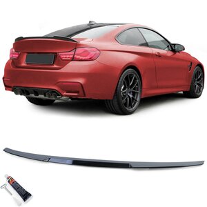 Bmw 4 Serie F32 Coupe Kofferklep Spoiler Achterklep Glans Zwart Evo Look