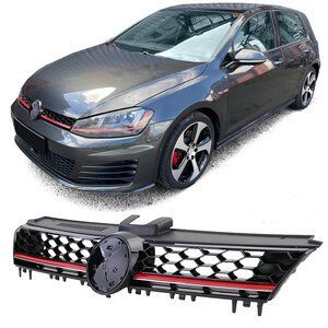 Volkswagen Golf 7 Sport Grill Met Rode GTI Bies