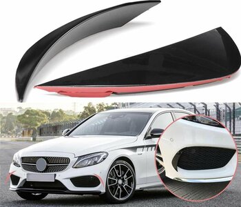 Mercedes C Klasse W205 AMG Styling Canard Spoiler Bumper 