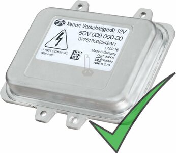 Xenon Starter Ballast Module D1S 5DV 009 000 Geschikt Voor Volkswagen Golf 6 