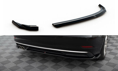 Maxton Design Audi A3 8V Facelift Sportback Central Rear Valance Spoiler Versie 1