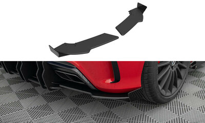 Maxton Design Mercedes A45 AMG Aero Rear Side Splitters Pro Street + Flaps