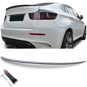 Passend Voor Bmw X6 E71 Kofferklep Spoiler Achterklep Hoogglans Zwart