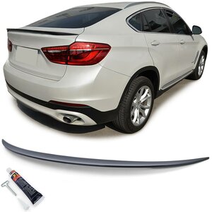 Passend Voor Bmw X6 F16 Kofferklep Spoiler Achterklep Hoogglans Zwart