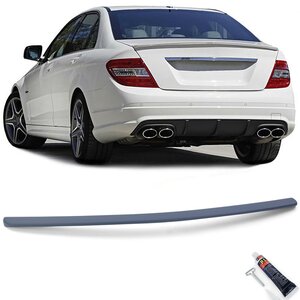 Mercedes C Klasse W204 Kofferklep Spoiler Achterklep AMG Look Primer