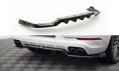 Maxton Design Porsche Cayenne Coupe Mk3 Centre Diffuser Vertical Bar Versie 1
