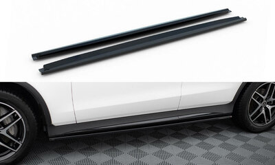 Maxton Design Mercedes GLC AMG Line C253 Sideskirt Diffuser Versie 3