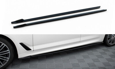 Maxton Design Bmw 5 serie G30 / G31 M Pakket Sideskirt Diffuser Versie 2