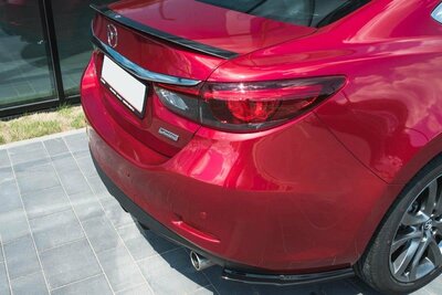 Maxton Design Mazda 6 MK3 Sedan Facelift Achterklep Dakspoiler Spoiler Extention Versie 1