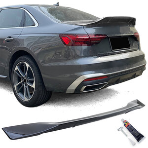 Audi A4 B9 Sedan Achterklep Ducktale Spoiler Glans Zwart