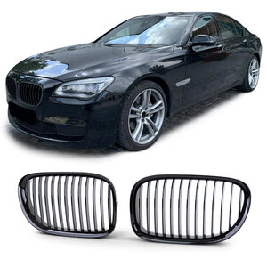 Bmw 7 Serie F01 F02 F03 F04 Grill Hoogglans Zwart Enkele Spijl