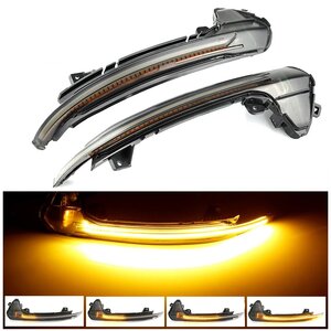 Dynamische Spiegel Led Knipperlichten Dynamic Richtingaanwijzers Geschikt Voor Audi A6 C7 S6 RS6 