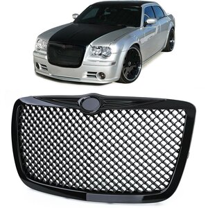 Chrylser 300C Grill Bentley Design Hoogglans Zwart