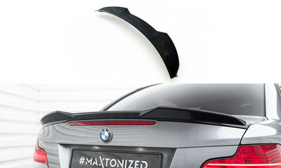 Maxton Design Bmw 1 Serie E82 M Pack Achterklep Dakspoiler Spoiler Extention Versie 1