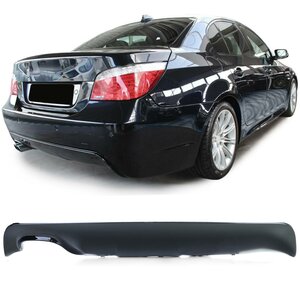 Passend Voor Bmw 5 Serie E60 E61 M Pakket Achterbumper Diffuser Glans Zwart 