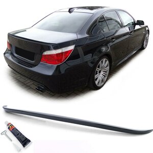 Bmw 5 Serie E60 Kofferklep Spoiler Achterklep M Performance Styling Sport Hoogglans Zwart