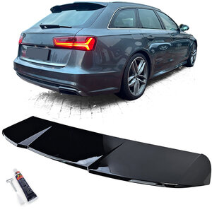Achterklep Spoiler Glans Zwart Geschikt Voor Audi A6 C7 4G Avant 