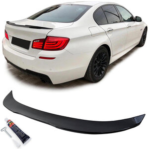 Bmw 5 Serie F10 Achterklep Ducktale Spoiler Glans Zwart