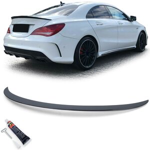 Mercedes CLA C117 Achterklep Spoiler Glans Zwart