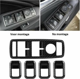 Passend Voor Mercedes A Klasse W176 Carbon Look Raamschakelaar Trim 