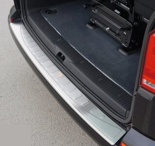 Volkswagen Caddy Vanaf 2015 Achterbumper Bumper Bescherming Lijst Chrome Geborsteld RVS 
