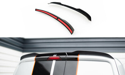 Maxton Design Ford Transit Courier MK1 Achterklep Dakspoiler Spoiler Extention Versie 1