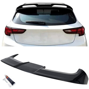 Opel Astra K Hatchback Achterklep Dak Spoiler Glans Zwart