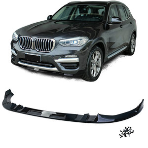 BMW X3 G01 M Pack Splitter Spoiler Voorspoiler Hoogglans Zwart Sport