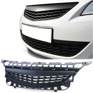 Opel Astra J 5 Deurs Embleemloze Sport Grill Mat Zwart