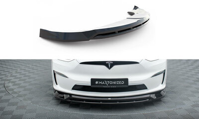 Maxton Design Tesla Model X Facelift Voorspoiler Spoiler Splitter Versie 1