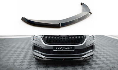 Maxton Design Skoda Kodiaq Sportline Facelift Voorspoiler Spoiler Splitter Versie 1