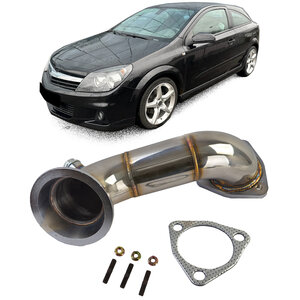 Passend Voor Opel Astra G H 2.0 Turbo Racing Downpipe RVS