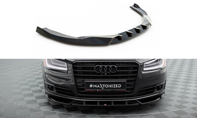 Maxton Design Audi A8 D4 Facelift Voorspoiler Spoiler Splitter Versie 1