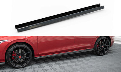 Maxton Design Sideskirt Diffuser Geschikt Voor Volkswagen Golf 8 GTI / GTD / GTE / R Line Versie 3