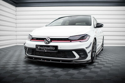 Maxton Design Voorspoiler Spoiler Splitter Versie 2 Geschikt Voor Volkswagen Polo GTI MK6 Facelift 