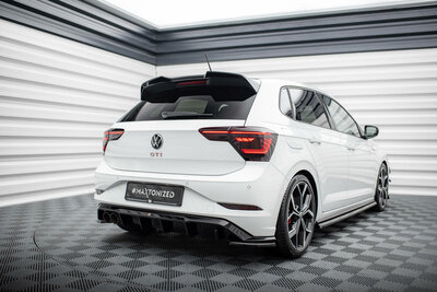 Maxton Design Rear Side Splitters Versie 1 Geschikt Voor Volkswagen Polo GTI MK6 Facelift 