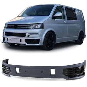 Sportline Look Voorbumper Aanzet Spoiler Geschikt Voor Volkswagen Transporter T5 