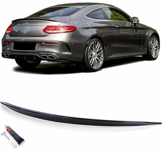 Passend Voor Mercedes C Klasse C205 Coupe Kofferklep Spoiler Achterklep 43AMG 63AMG AMG Look Styling Glans Zwart