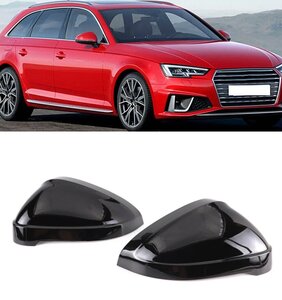 Spiegel Spiegelkap Spiegelkappen Hoogglans Zwart Geschikt Voor Audi A4 A5 S4 S5 B9 